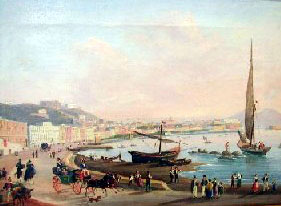 Veduta di Napoli da Mergellina