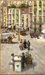 Attilio Pratella: A Naples street